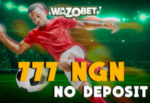 Wazobet 777 No Deposit Bonus