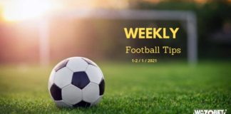 Weekly Accumulator Tips for 1-2/1/2021