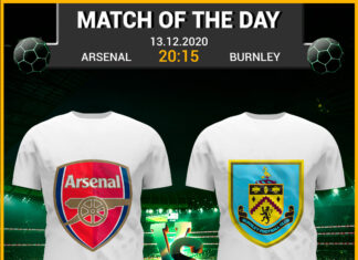Arsenal vs Burnley 13/12/20 daily tips