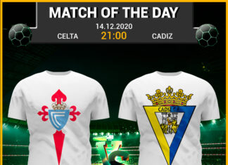 Celta Vigo vs Cadiz daily tips 14/12/2020