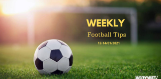 Weekly Accumulator Tip -12-14/01/2021