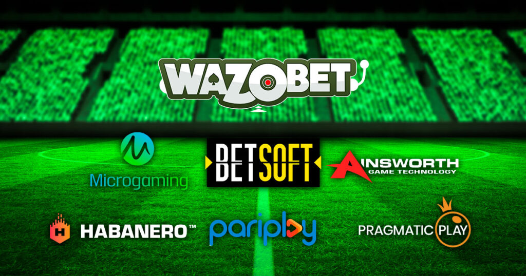 Game Providers available on Wazobet