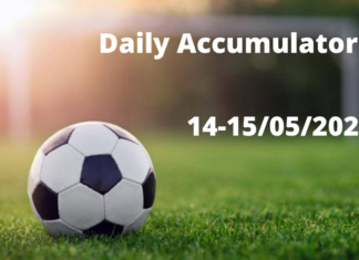 Daily Accumulator Tips 14-15/05/2021