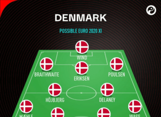 Denmark National Team Possible Lineup