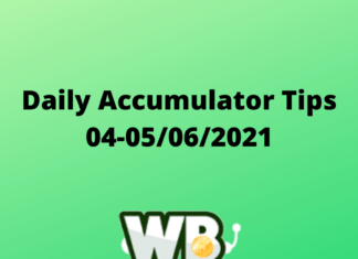 Daily Accumulator Tips 04-05/06/2021 Matches to Bet On