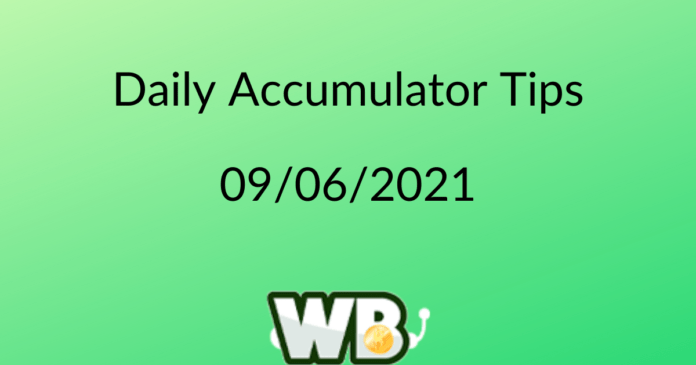 Daily Accumulator Tips - 09062021