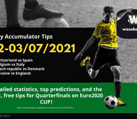 Euro 2021 - Daily Accumulator Tips 02-03-07-2021