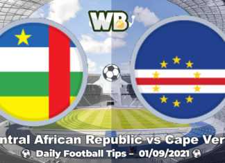 Central African Republic vs Cape Verde 01.09.2021