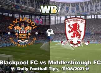 Blackpool FC vs Middlesbrough FC 11/08/2021