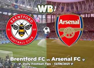 Brentford FC vs Arsenal FC 13/08/2021