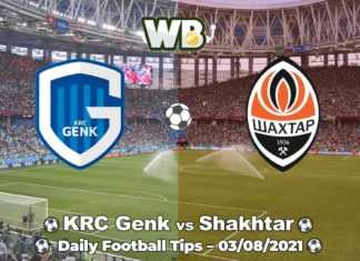 KRC Genk vs Shakhtar Donetsk 03/08/2021