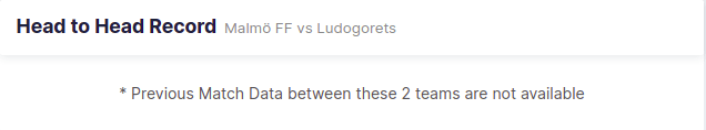 Malmö FF vs Ludogorets 18/08/2021