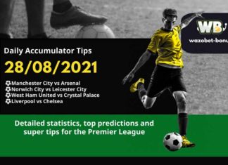 Super Free Daily Accumulator Tips for the Premier League 28.08.2021