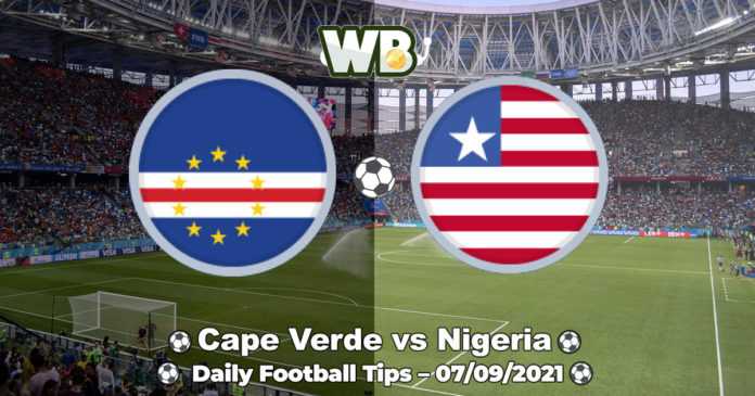 Cape Verde vs Nigeria 07.09.2021