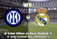 Inter Milan vs Real Madrid 15.09.2021 Daily Football Tips