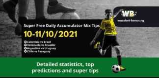 Free Daily Accumulator Tips for the World Cup Qualifications 10-11.10.2021.