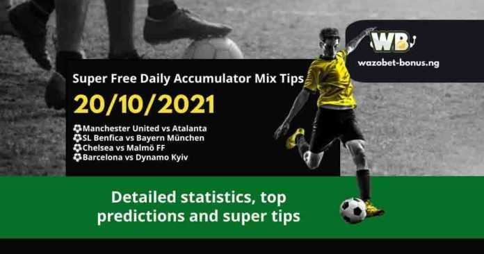 Free Daily Accumulator Tips for the Premier League 20.11.2021.