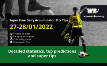 Free Daily Accumulator Tips for World Cup Qualifications 27-28.01.2022.