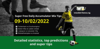 Free Daily Accumulator Tips for the Premier League 09-10.02.2022.