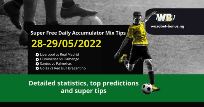 Free Daily Accumulator Tips for the Top European Leagues 28-29.05.2022.